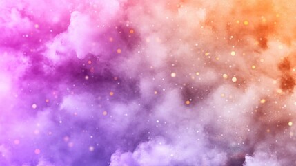 Poster - Vibrant multicolor gradient with soft noise texture creating a dreamy abstract background