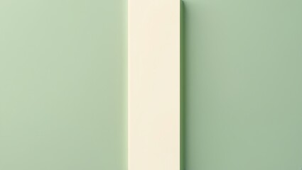 Aufkleber - Abstract Minimalist Background with Pale Yellow Accent on Light Green