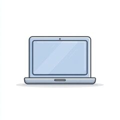 Poster - Simple Illustration of a Laptop Computer