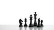 © trixple - chess pieces on the chessboard