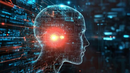 Poster - Digital Mind: AI, Artificial Intelligence, Network, Technology