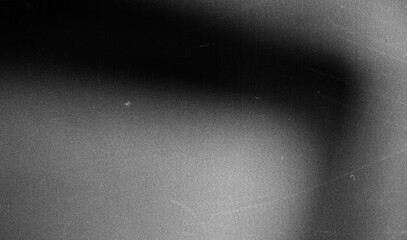 Fototapete - Grainy gradient background, grey black white monochrome abstract noise texture banner backdrop design