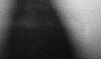 Fototapete - Grainy gradient background, grey black white monochrome abstract noise texture banner backdrop design