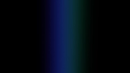 Poster - Blue green vertical gradient blur animation on black background smooth elegant light visual