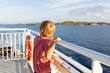© Tomsickova - People, enjoying ferry ride between Bodo and Lofoten Moskenesoya summertime, child and adults on a ferry