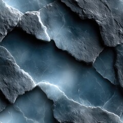 Poster - Elegant dark gray marble texture with high resolution offers a sophisticated backdrop for any text or design SEAMLESS PATTERN