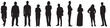 © LazyArtist - diverse people silhouette vector illustration