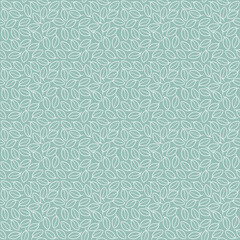  Seamless pattern of leaves
