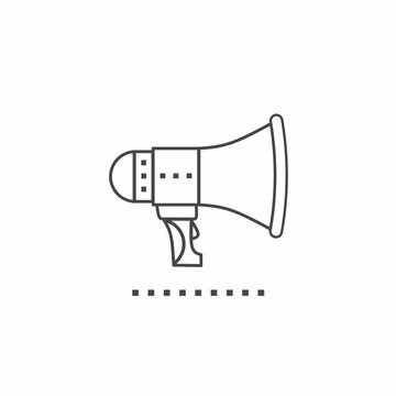 Megaphone vector collection. Illustration design for business. Stock vector.