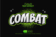 © Mockmenot - Combat Text Effect Cartoon Sticker Style. Editable Text Effect.