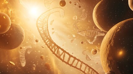Poster - Complex cellular structures in a cosmic environment.