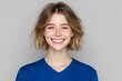 © Bundi - Image of a blond woman with a long hairstyle and a beautiful smiling face