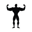 © tanbirmiah - Bodybuilder Bicep Flex Silhouette.