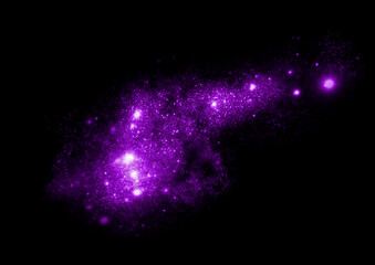 Wall Mural - galaxy in a free space.