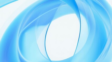 Aufkleber - Abstract Animation Swirling Blue Forms