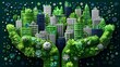© neiros - This visual representation highlights socially responsible investing, where portfolios are centered around companies that foster environmentally and socially beneficial outcomes