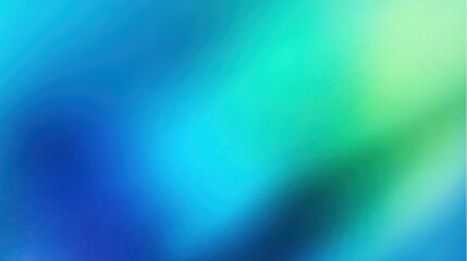 Poster - Abstract blue and green gradient background with soft texture suitable for digital design, wallpaper, and creative projects in various applications