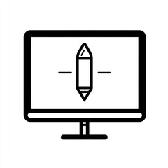 digital drawing app on computer screen