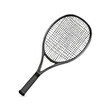 © Sabellatint - My very Simple flat 2D icon, tennis racket set isolated on a white background, vector, flat design, animation design, simple flat 2D icon, minimalist design, vector design, eps