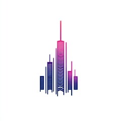 Aufkleber - Abstract urban city skyline graphic design