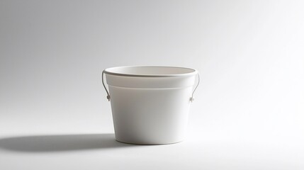 Poster - Empty White Plastic Bucket