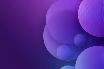 Poster - Graphic layouts featuring vibrant purple hues and circular patterns for creative advertising
