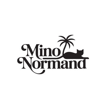 : A-logo-design-featuring-the-words-Mino-vector art illustration.