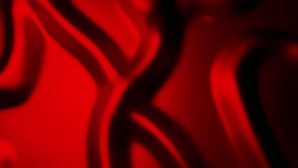 Aufkleber - Abstract Red Silk Fabric Flowing with Dark Shadows in a Seamless Loop