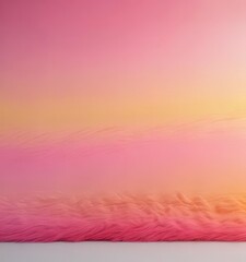 Fototapete - Fuzzy pink to yellow ombre  Artistic, painterly, gradient backdrop , ombre, art, yellow