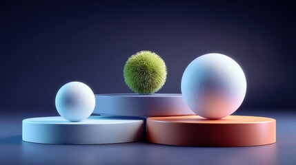 Wall Mural - Colorful Spheres Display