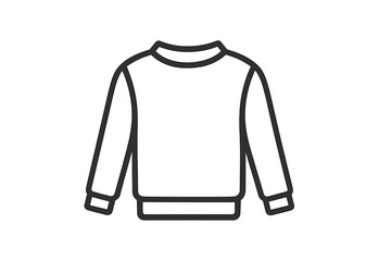 Poster - Stylish white long sleeve top design displayed on a simple background for casual wear or fashion inspiration