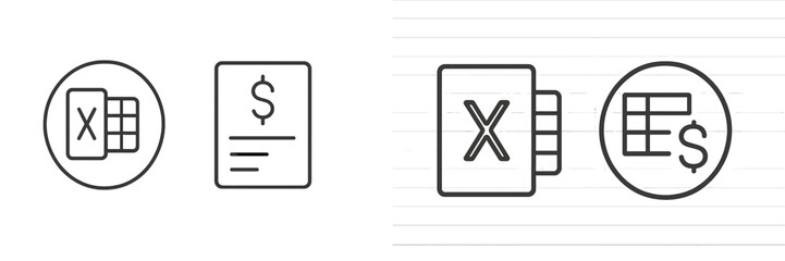 Leinwandbilder - Illustrations of payment methods and financial transactions featuring mobile and card-based icons