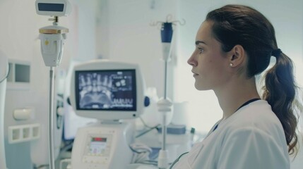 Poster - Doctor on a video conference call with a patient