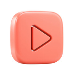 Poster - Play button icon media symbol isolated on transparent background