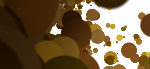 Aufkleber - Abstract background with brown circles. Perfect for presentations, websites, and more!