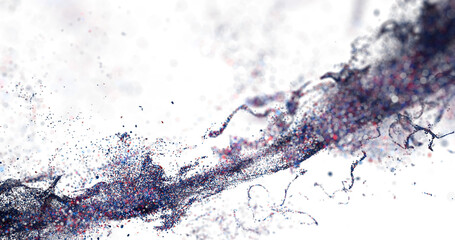 Fototapete - Dynamic abstract background.  Perfect for tech, science, or design projects.