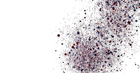 Fototapete - High-res abstract background with red, blue, grey particles. Ideal for websites, presentations, and design proj