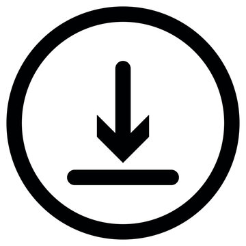 Downward Icon,download icon in trendy flat style, Download icon. Downloading sign. Download button. Arrow downloading icon. Download files icon. Vector illustration.