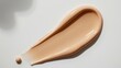 © TheWaterMeloonProjec - Isolated smear of liquid foundation cream on background, featuring concealer and corrector texture samples.