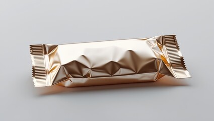 Poster - Realistic detailed template mockup for a small blank candy pack.