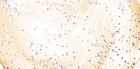 Aufkleber - Beautiful abstract background with swirling lines and colorful dots. Perfect for design projects.