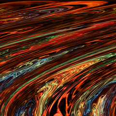 Wall Mural - textile ,wavy , design ,background ,illustration ,digital leopard collage ,colorful ,wild texture, l