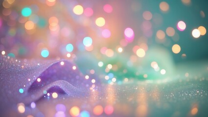 Poster - Background material featuring rainbow-colored light