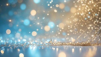 Aufkleber - Background with bokeh effect