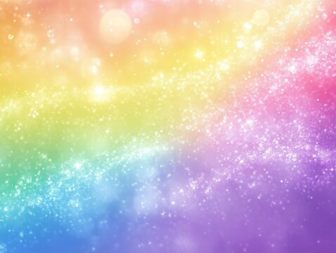 dreamy prism shimmer mist motion background