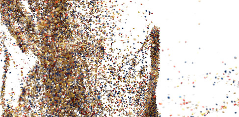Aufkleber - Colorful Particle Explosion Abstract Background