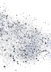 Fototapete - Abstract background with gray particles bursting. Perfect for technology, science, or design projects.