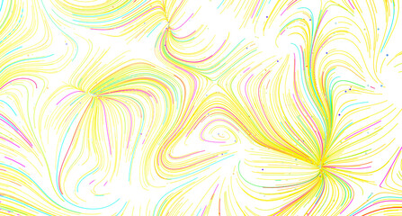 Poster - Vibrant, swirling lines create a dynamic abstract background. Perfect for modern designs.