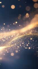 Poster - fluid drift shimmer dreamy glow background