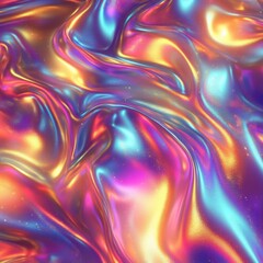 Poster - fluid shimmer glow dreamy pulse background